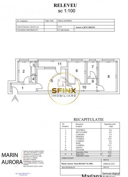 Apusului, 950 m metrou Gorjului, de vanzare, 3 camere 68 mp,
